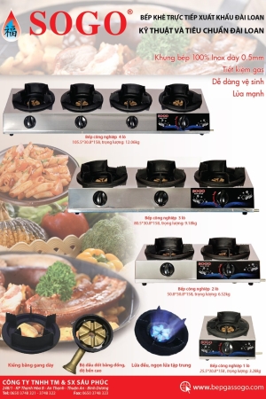 BẾP GAS CÔNG NGHIỆP